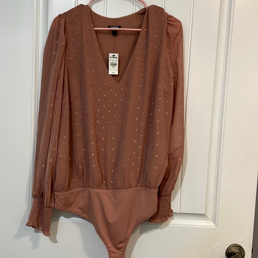 Mauve pink Express body suit